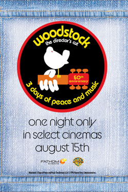 Woodstock (1970) 50th Anniversary Director's Cut poster